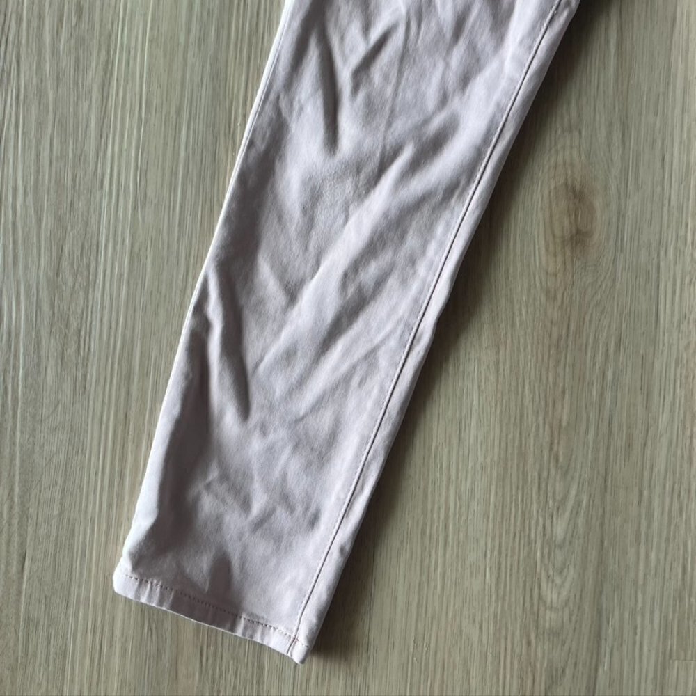 Ag Adriano goldschmied prima crop Powder pink midrise cigarette crop Size 25R - Picture 2 of 9